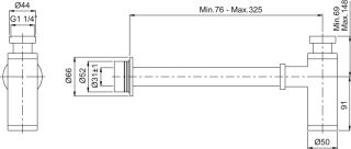 Сифон для раковины VitrA Syphon A45123